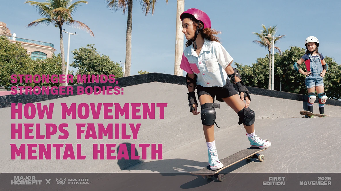 Major Fitness magazine-style editorial preview